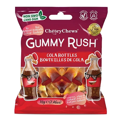 Gummy Rush - Bouteilles de Cola 70g/ 2.46oz Quantité - 70g/2.46oz