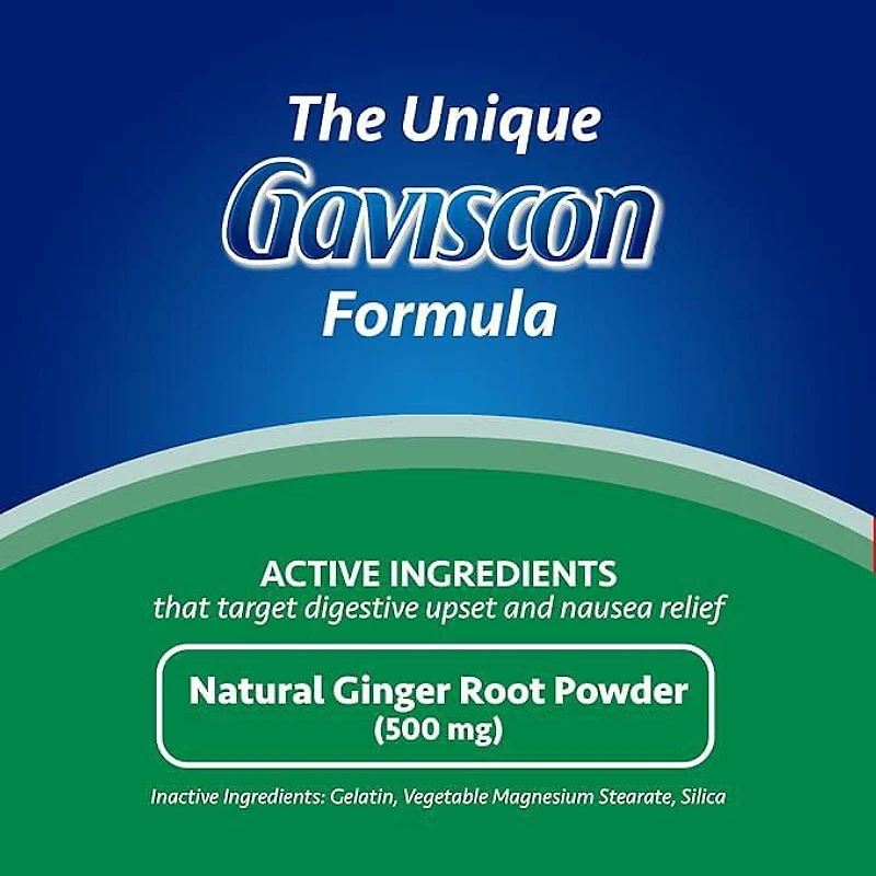 GAVISCON NAUSEA GINGER 18S