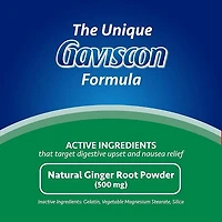 GAVISCON NAUSEA GINGER 18S