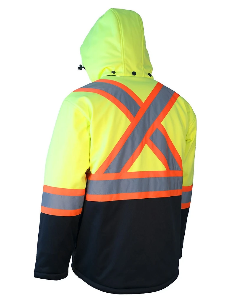 Forcefield Hi Vis Softshell Winter Safety Jacket