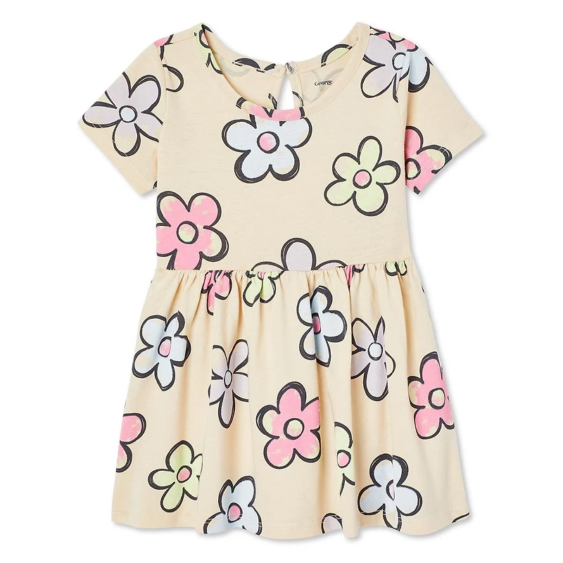 Robe à manches courtes George pour bébés filles