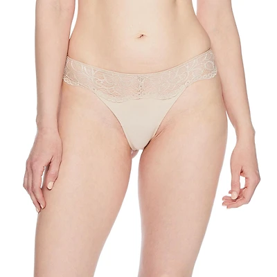 Lot de 2 tangas en dentelle George pour femmes Tailles P-TG