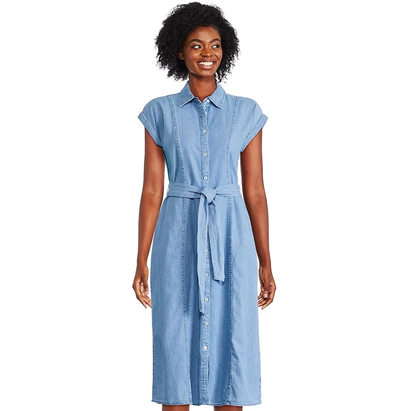 Robe-chemise en denim George pour femmes