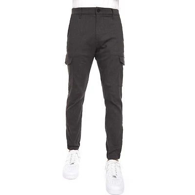 Jogger Cargo Dark Black extensible pour homme