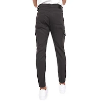 Jogger Cargo Dark Black extensible pour homme