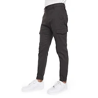 Jogger Cargo Dark Black extensible pour homme