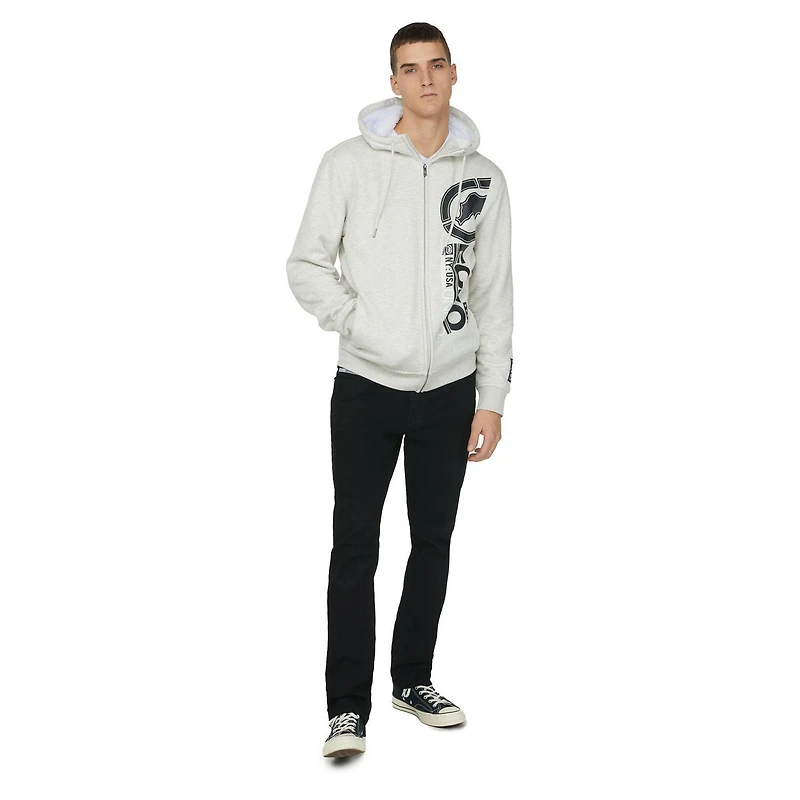 Ecko Unltd. Sweat à capuche zippé en sherpa pour homme