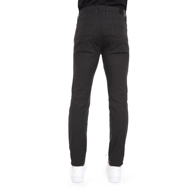Pantalon 5 poches "super stretch" Dark Black pour hommes Tailles 30 - 38