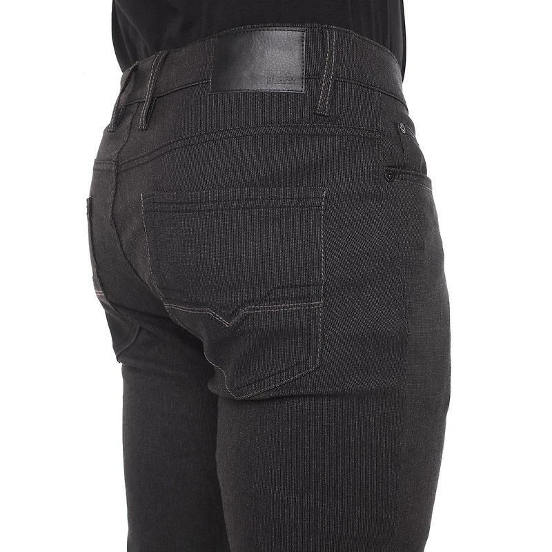 Pantalon 5 poches "super stretch" Dark Black pour hommes Tailles 30 - 38