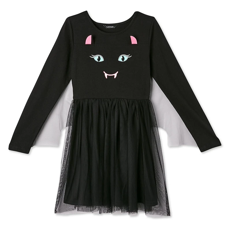 Robe en maille avec chauves-souris George pour filles