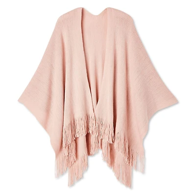 Poncho ruana en tricot George pour femmes
