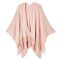 Poncho ruana en tricot George pour femmes