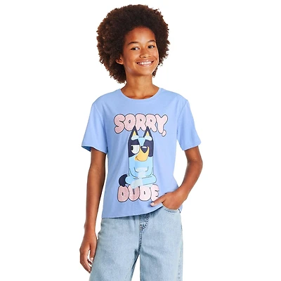 T-shirt à imprimé graphique Bluey pour filles