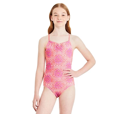 George Girls' Crochet One Piece Swimsuit