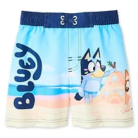 Short de bain imprimé Bluey pour petits garçons