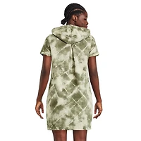 Robe imprimée à capuchon George pour femmes