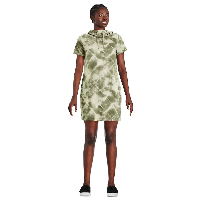 Robe imprimée à capuchon George pour femmes