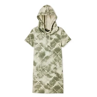 Robe imprimée à capuchon George pour femmes