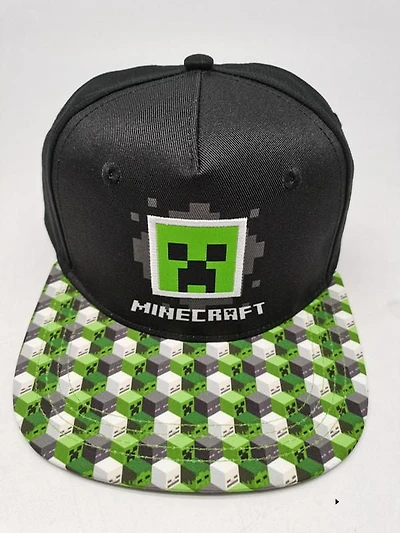 Chapeau Snapback Minecraft souse licence