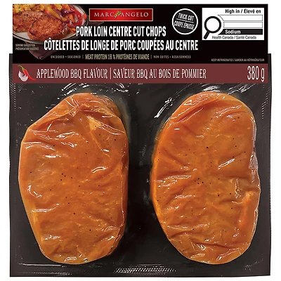 Pork Loin Centre Cut Chops, Applewood BBQ Flavour