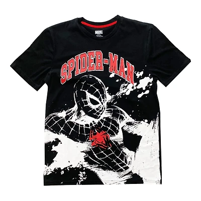 Men's Marvel Spider Man Varsity Short Sleeve T-Shirt