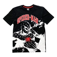 Men's Marvel Spider Man Varsity Short Sleeve T-Shirt