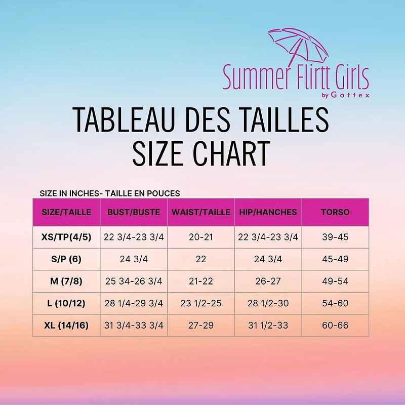 Maillot de bain une pièce imprimé pour fille Summer Flirtt