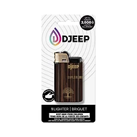 DJEEP Pocket Lighters, BOLD Collection Textured Metallic, Unique Lighters