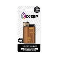 Briquets de poche DJEEP, Collection BOLD métallique texturée, briquets uniques