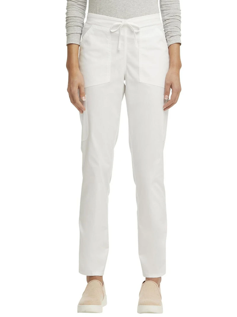 Scrubstar Women's Core Essentials Stretch Poplin Drawstring Scrub Pant