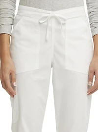 Scrubstar Women's Core Essentials Stretch Poplin Drawstring Scrub Pant