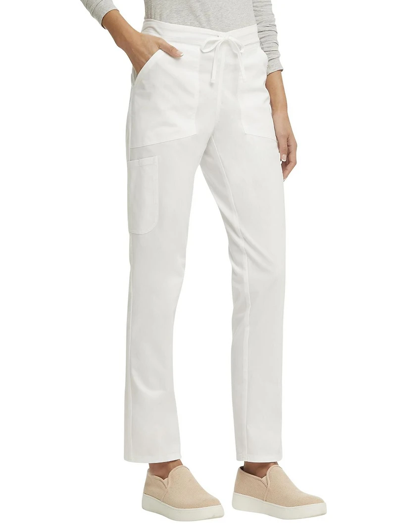 Scrubstar Women's Core Essentials Stretch Poplin Drawstring Scrub Pant