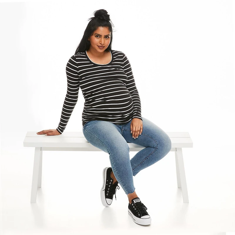 Tunique à manches longues Paisley Sky Maternit