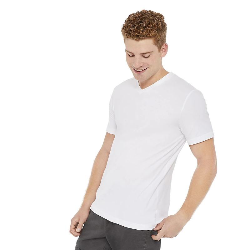 George Men's Stretch V-Neck Tee, Sizes S-2XL