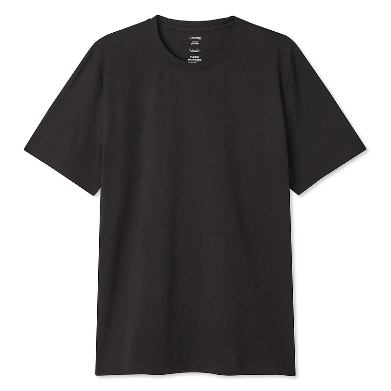 T-shirt à encolure ras du cou extensible George pour hommes