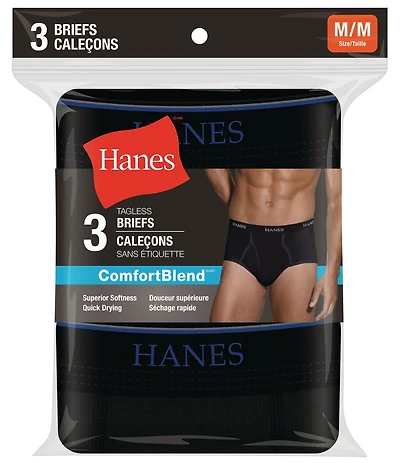 Hanes Men's 3 Pack Classics Comfortblend Brief