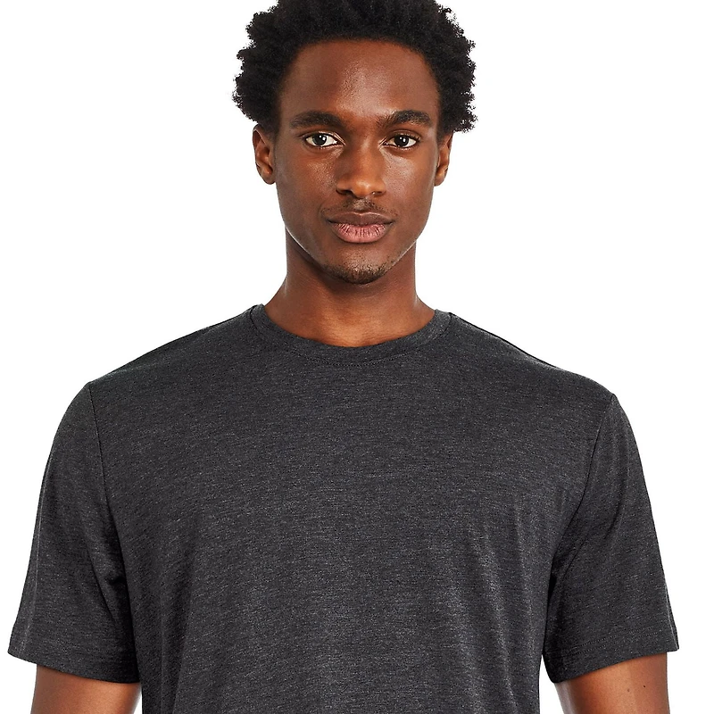 T-shirt à encolure ras du cou extensible George pour hommes Tailles P TTG