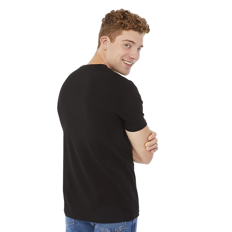 T-shirt extensible George pour hommes à encolure en V
