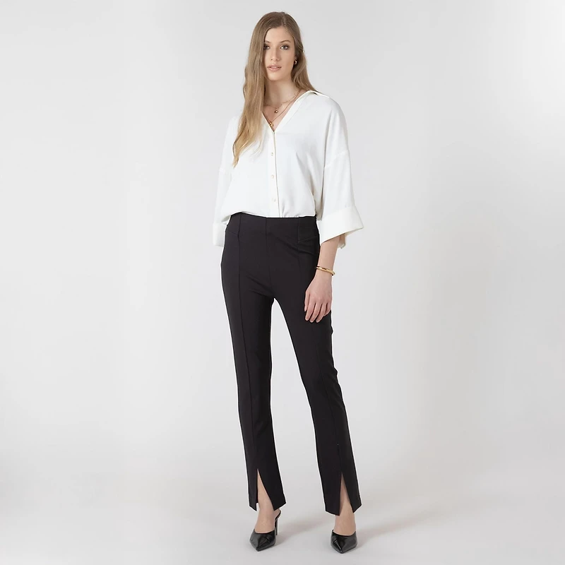 Devoted, Split Hem Slim Pant, Sizes XS-XL