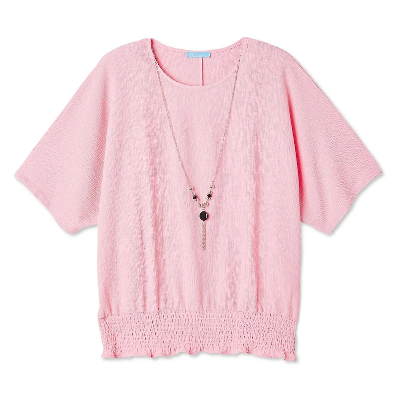 Haut en crêpe avec collier Penmans Plus pour femmes