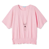 Haut en crêpe avec collier Penmans Plus pour femmes