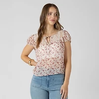 Devoted,Tie Front Top