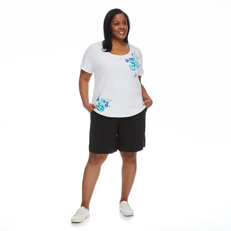 Penmans Plus Women's Side Slit Bermuda Short