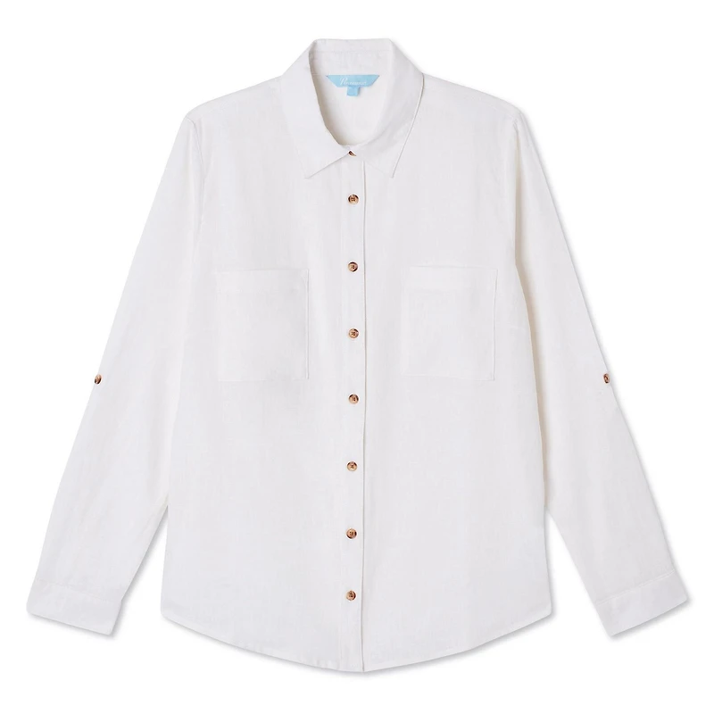 Chemise à revers roulés Penmans pour femmes
