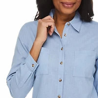 Chemise à revers roulés Penmans pour femmes