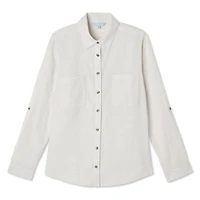 Chemise à revers roulés Penmans pour femmes