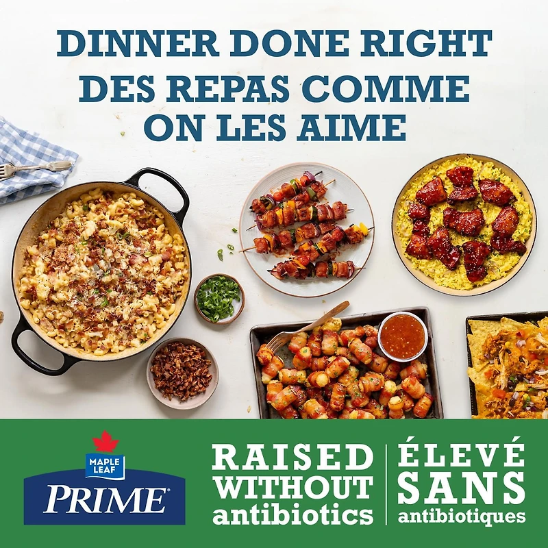 Hauts de cuisse de poulet avec os Élevé sans antibiotiques Prime