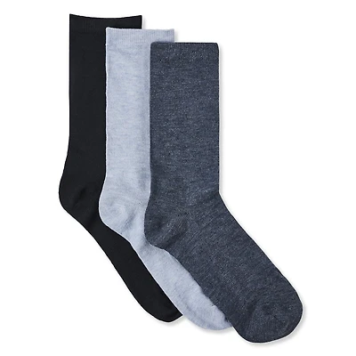 George Women's Crew Socks 3-Pack, Sizes 4-10