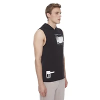 Débardeur à Capuche pour Homme Dark Black