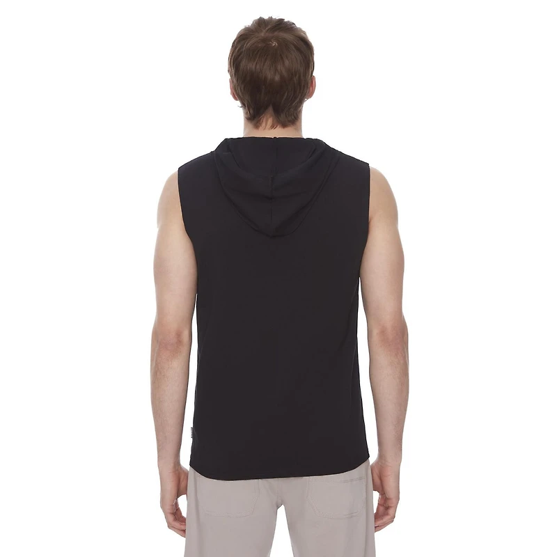 Débardeur à Capuche pour Homme Dark Black